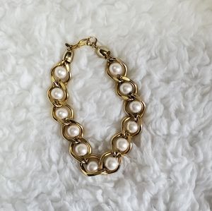 Gold Tone Chain Bracelet